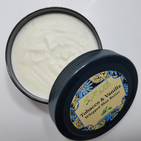 Tobacco and Vanilla Whipped Shea Body Butter - Organik Beauty