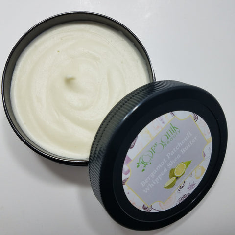 Bergamot and Patchouli Whipped Shea Body Butter - Organik Beauty