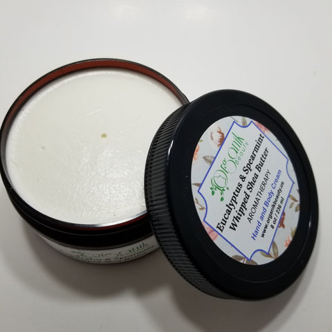 Eucalyptus and Spearmint Whipped Shea Body Butter - Organik Beauty