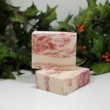 Candy Cane Essential Oil Soap 5 oz - Organik Beauty