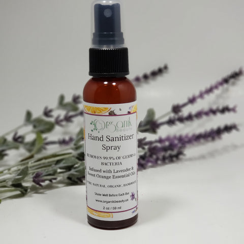 Hand Sanitizer Spray 2 oz - Organik Beauty