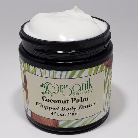 Coconut Palm Whipped Shea Body Butter - Organik Beauty