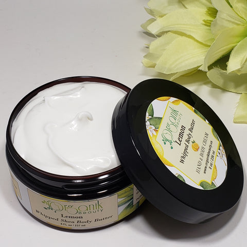 Lemon Whipped Shea Body Butter - Organik Beauty