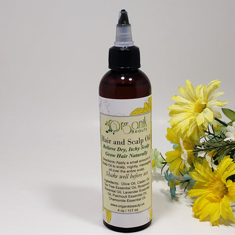 Hair and Scalp Oil 4 oz - Organik Beauty