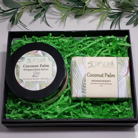 Coconut Palm Body Essentials Gift Set Small - Organik Beauty