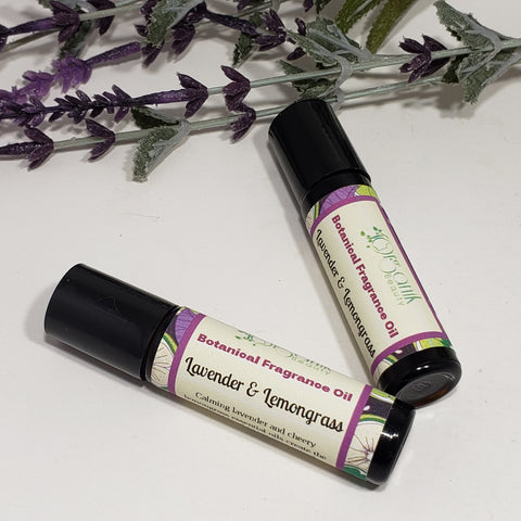 Lavender and Lemongrass Essential Oil  Roll-On 10 ml - Organik Beauty