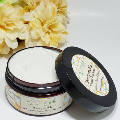 Honeysuckle Whipped Shea Body Butter - Organik Beauty