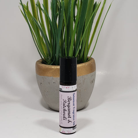 Bergamot and Patchouli Essential Oil Roll-On 10 ml - Organik Beauty