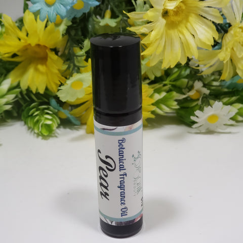Pear Botanical Fragrance Roll-On Body Oil 10 ml - Organik Beauty