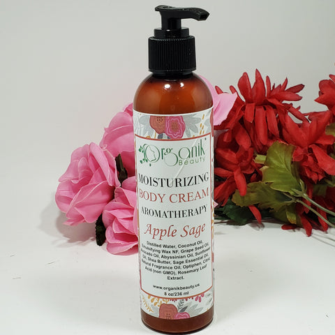 Apple Sage Moisturizing Body Cream - Organik Beauty