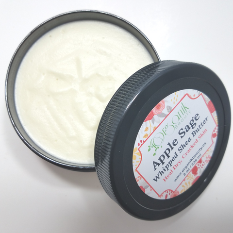 Apple Sage Whipped Shea Body Butter - Organik Beauty