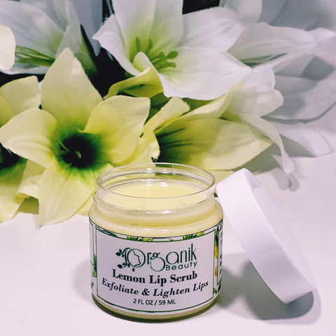 Lemon Lip Scrub 2 oz - Organik Beauty