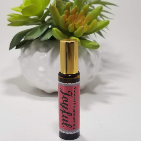 Joyful Botanical Fragrance Roll-On Body Oil 10 ml - Organik Beauty