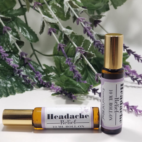 Headache Relief Roll-On Essential Oil 10 ml - Organik Beauty