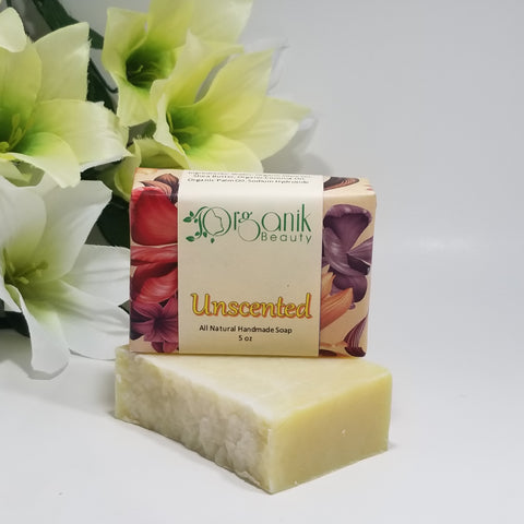 Unscented All Natural Shea Butter Soap 5 oz - Organik Beauty