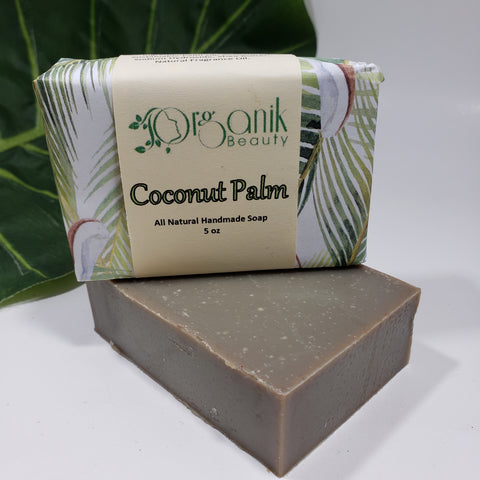 Coconut Palm All Natural Handmade Soap 5 oz - Organik Beauty