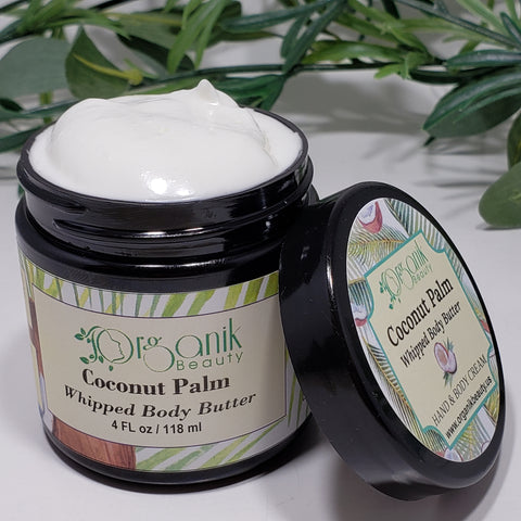 coconut palm body cream Coconut Palm Whipped Shea Body Butter by Organik Beauty