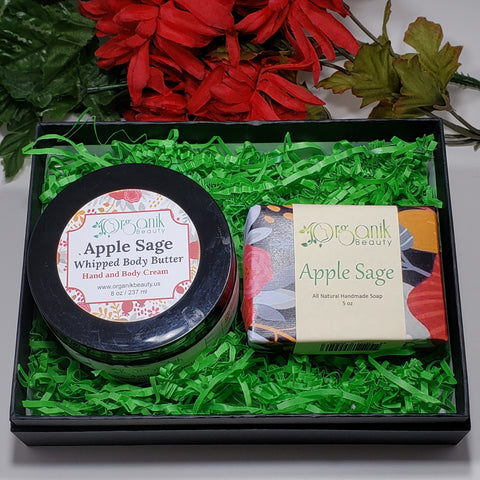 Apple Sage Body Essentials Gift Set Small - Organik Beauty