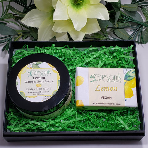 Lemon Body Essentials Gift Set Small - Organik Beauty