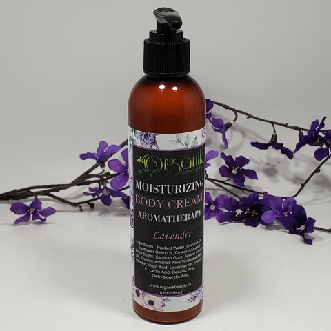 Lavender Moisturizing Body Cream - Organik Beauty