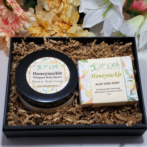 Honeysuckle Body Essentials Gift Set Small - Organik Beauty