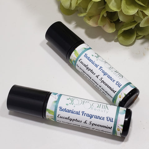 Eucalyptus and Spearmint Essential Oil Roll-On 10 ml - Organik Beauty