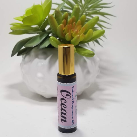 Ocean Botanical Fragrance Roll-On Body Oil 10 ml - Organik Beauty